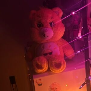 Yellow care bear with unbutton nose💛